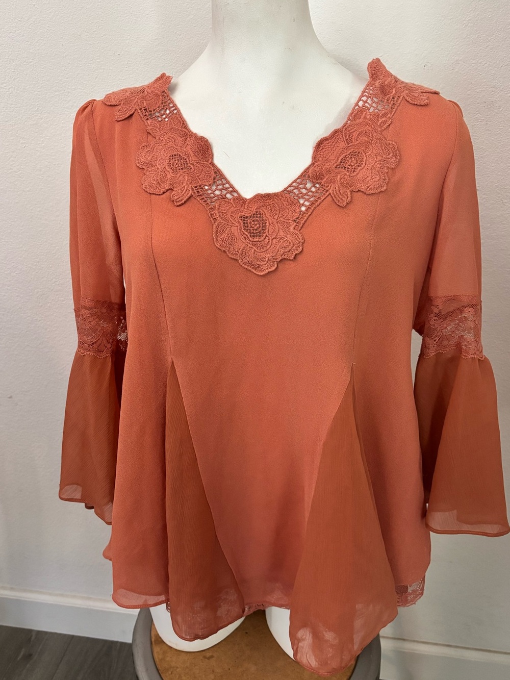 Free People Boho Lace Top